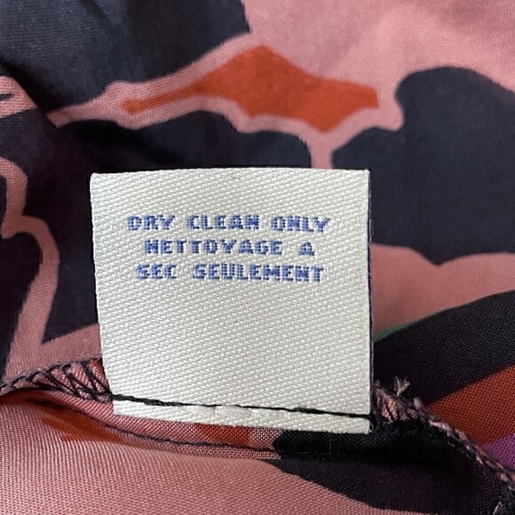 Silk Odille 3/4 Sleeve Floral Multicolor Tier Tunic Black Lace Trim Women’s 8 - Picture 14 of 14